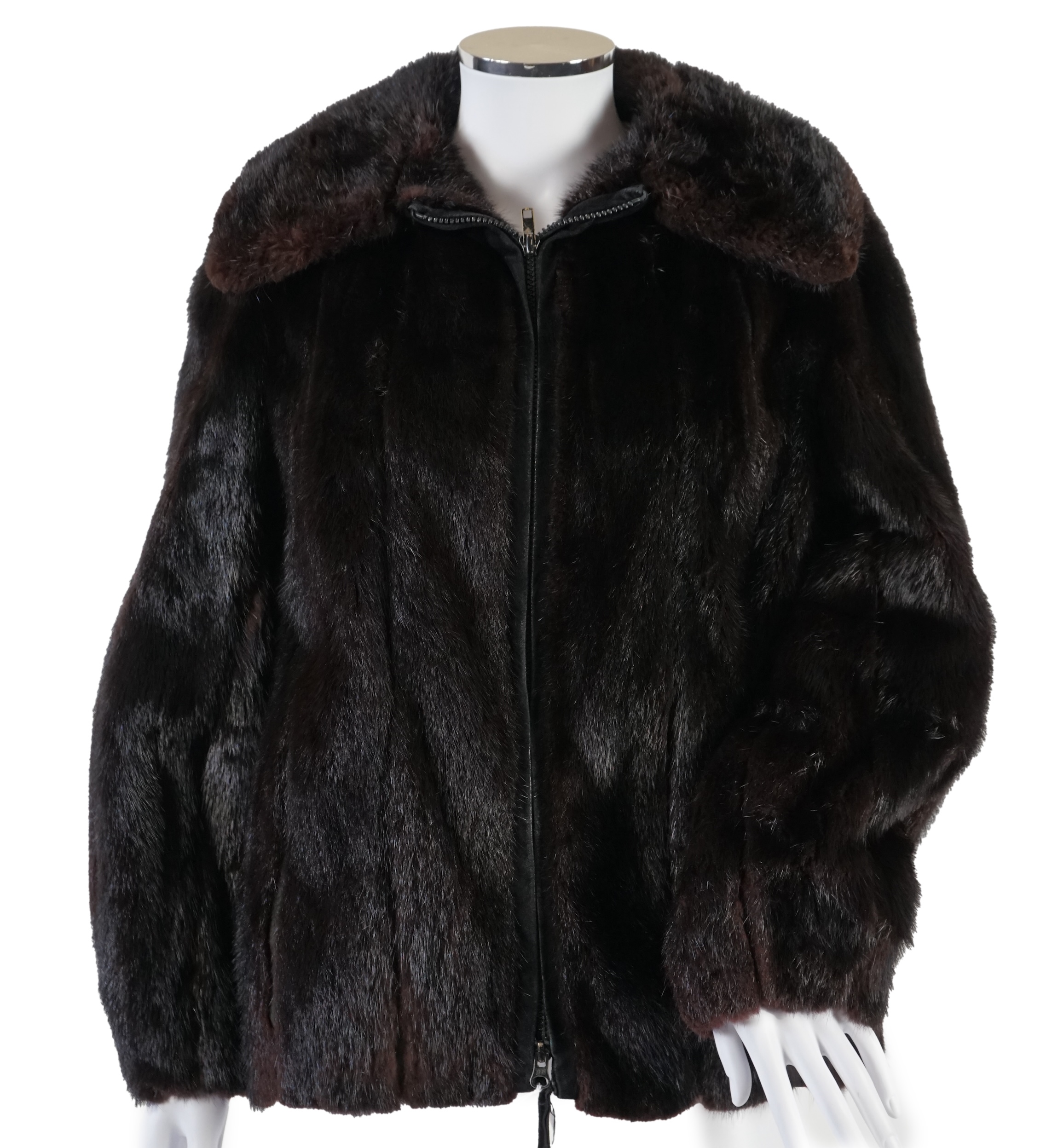 A vintage Christian Dior fur jacket.